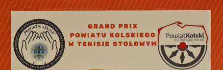 plakat grnad prix tenis stołowy